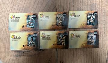 Crypto stamp beschikbaar voor biedingen