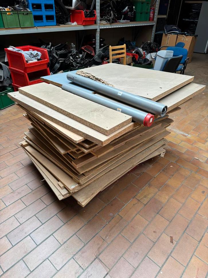 Houten Planken en Restmateriaal  sloop hout gratis afhalen, Doe-het-zelf en Verbouw, Hout en Planken, Gebruikt, Plank, Overige houtsoorten