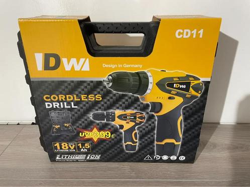 DW CD11 Accuboormachines Combo Kit, Doe-het-zelf en Verbouw, Gereedschap | Boormachines, Nieuw, Boormachine, 600 watt of meer