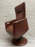 Prominent Toscana design sta op stoel relax fauteuil staop, Leer, Zo goed als nieuw, Ophalen
