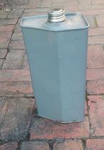 Vintage oliekan / brandstofblik 6 kantig oud militair model, Ophalen of Verzenden