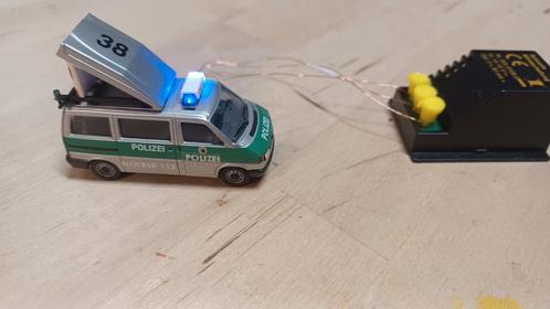Herpa zelfbouw met werkende zwaailichten op dak, Hobby en Vrije tijd, Modelauto's | 1:87, Zo goed als nieuw, Bus of Vrachtwagen
