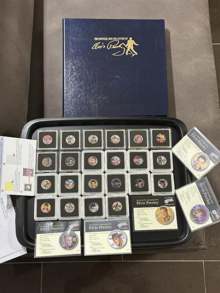 Collectie Elvis Presley Herdenkings munten, Postzegels en Munten, Munten en Bankbiljetten | Verzamelingen, Munten, Buitenland
