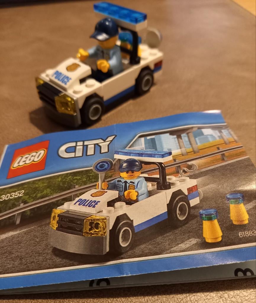 LEGO City 30352 Politieauto - Compleet & Gedemonteerd, Ophalen of Verzenden, Zo goed als nieuw, Complete set, Lego