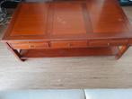 Mahonie Salontafel 144 x 75 x 48 cm, Ophalen, Gebruikt, 100 tot 150 cm, 50 tot 100 cm
