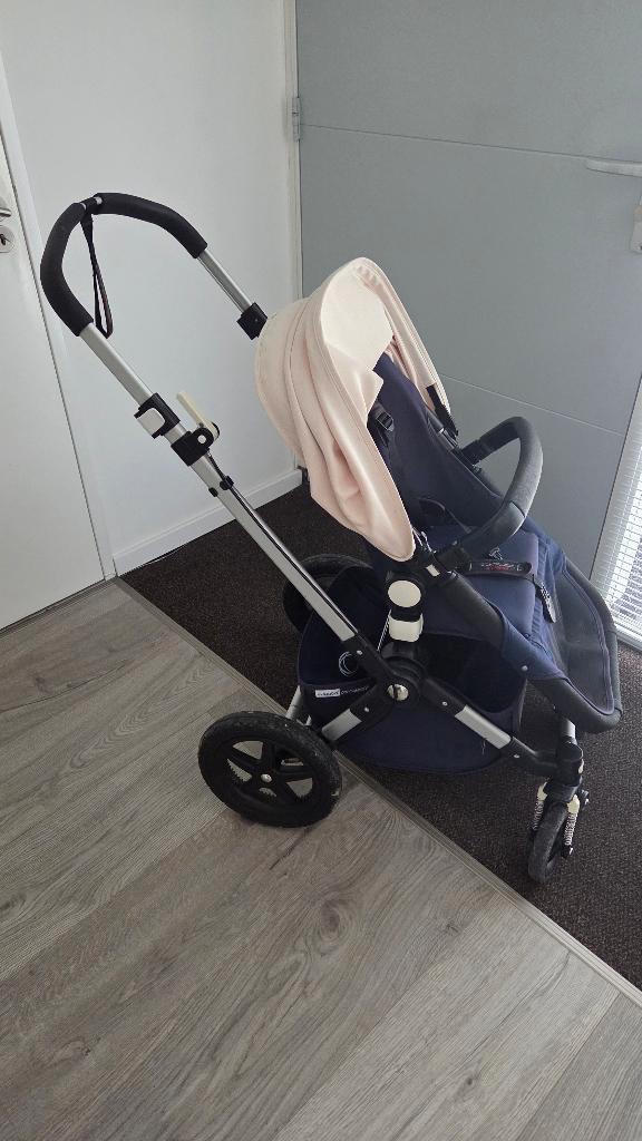 Bugaboo camelion 3 donkerblauw, Kinderen en Baby's, Kinderwagens en Combinaties, Gebruikt, Combiwagen, Bugaboo, Verstelbare duwstang