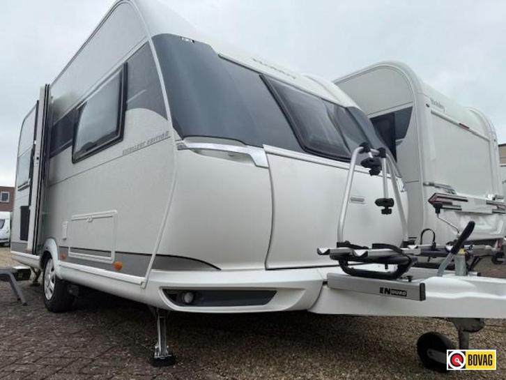 Hobby 460 UFE Exellent Edition Mover voortent fietsenrek, Caravans en Kamperen, Caravans, Bedrijf, 1000 - 1250 kg, Rondzit, Hobby