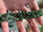 Groene Edelsteen Ketting, Sieraden, Tassen en Uiterlijk, Kettingen, Ophalen of Verzenden, Zo goed als nieuw, Steen of Mineraal
