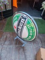 Heineken reclame bord met verlichting dubbelzijdig, Verzamelen, Merken en Reclamevoorwerpen, Ophalen of Verzenden, Zo goed als nieuw