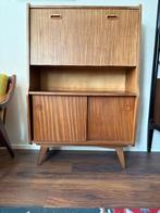 Deens design - teakhout dressoir / kastje  retro vintage, Teakhout, Zo goed als nieuw, 3 of 4 laden, Minder dan 100 cm