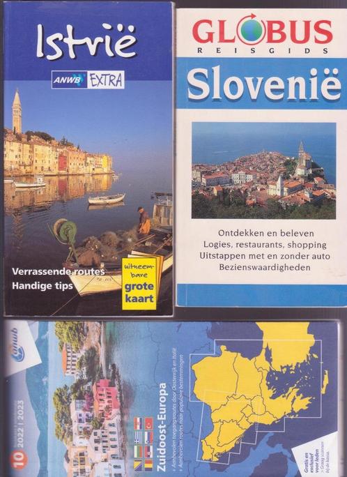 Istrie & Slovenie * 2 reisgidsen en routekaart, Boeken, Reisgidsen, Gelezen, Reisgids of -boek, Europa, ANWB, Ophalen of Verzenden