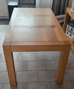 Mooie, stevige eiken eettafel. 90x180x79, Huis en Inrichting, Ophalen, Eikenhout, 50 tot 100 cm, Zo goed als nieuw