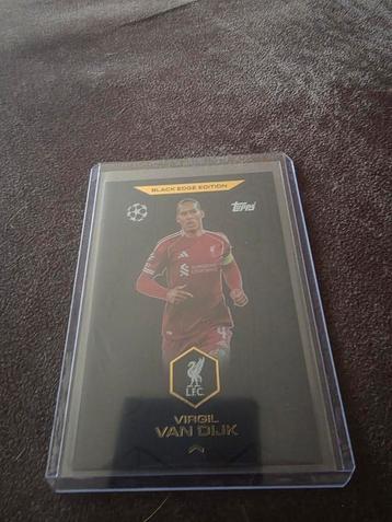 Topps match attax 25/26 Virgil van Dijk Black Edge Edition beschikbaar voor biedingen
