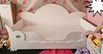 Kroonbed prinsessenbed, Kinderen en Baby's, Kinderkamer | Bedden, Ophalen, 85 tot 100 cm, Zo goed als nieuw, Matras