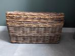 Mooie rieten mand met deksel, Huis en Inrichting, Ophalen, 50 tot 100 cm, Minder dan 50 cm, Minder dan 50 cm