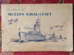 Oud Engels album met sigarettenplaatjes van oorlogsschepen.