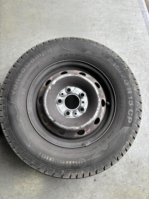 Fiat ducato velgen met banden 8 stuks ! 2 sets!, Caravans en Kamperen, Camper-accessoires, Gebruikt, Ophalen of Verzenden