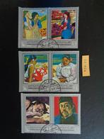 jemen - schilderijen van paul gauguin 1968 (zz-454), Ophalen of Verzenden, Gestempeld, Midden-Oosten