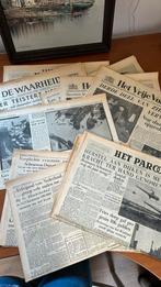 Watersnood ramp 1953 diverse kranten, 1940 tot 1960, Krant, Ophalen of Verzenden