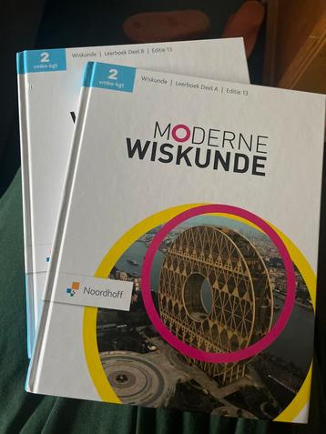Moderne Wiskunde 13e editie 2KGT A+B beschikbaar voor biedingen