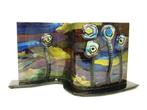 Glaskunst gegolfd glas Zomer., Antiek en Kunst, Kunst | Designobjecten, Ophalen