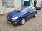 Peugeot 206 1.6 16V XT NWE APK, Voorwielaandrijving, Zwart, 4 cilinders, Blauw