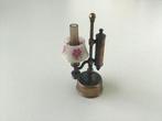 Puntenslijper antieke olielamp met kap - Playme 97, Antiek en Kunst, Ophalen of Verzenden