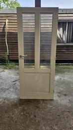 Binnendeur met glas – klassiek design, Ophalen, 80 tot 100 cm, Binnendeur, Zo goed als nieuw
