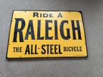 Raleigh reclamebord, Ophalen of Verzenden, Gebruikt