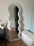 Wave spiegel creme 160x60, Huis en Inrichting, Woonaccessoires | Spiegels, Ophalen, Zo goed als nieuw, Rechthoekig, Minder dan 100 cm