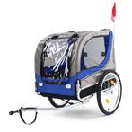 Hondenfietskar Fietskar Hond Opvouwbaar Blauw / Grijs Tot 40, Auto diversen, Verzenden