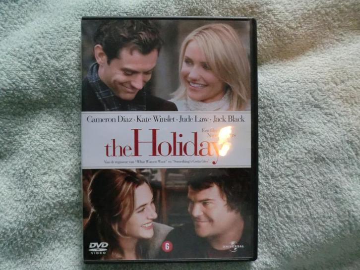 DVD the holiday, Cd's en Dvd's, Dvd's | Komedie, Zo goed als nieuw, Romantische komedie, Vanaf 6 jaar, Ophalen of Verzenden