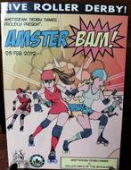 Live Roller Derby. A 'Dam. Programmaboekje., Ophalen, Zo goed als nieuw