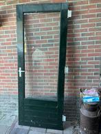 Hardhouten buitendeur, Doe-het-zelf en Verbouw, Ophalen, Gebruikt, 80 tot 100 cm, Buitendeur