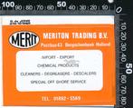 Sticker: Merition Trading - Bergschenhoek, Ophalen of Verzenden, Zo goed als nieuw, Bedrijf of Vereniging