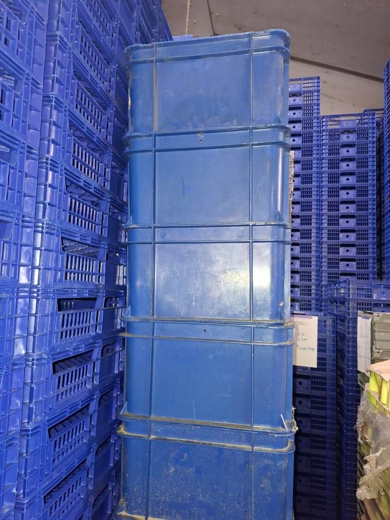 Stapelbare kunststof kratten - ideaal voor opslag, Doe-het-zelf en Verbouw, Kratten en Dozen, Gebruikt, Krat, Minder dan 50 cm