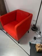 Twee nette Rooie Ikea Fauteuils, Huis en Inrichting, Fauteuils, Ophalen, 75 tot 100 cm, Stof, Ikea