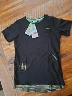 Zwart shirt met onderlaag legerprint maat 134/140, Kinderen en Baby's, Chapter Young, Nieuw, Ophalen of Verzenden, Shirt of Longsleeve