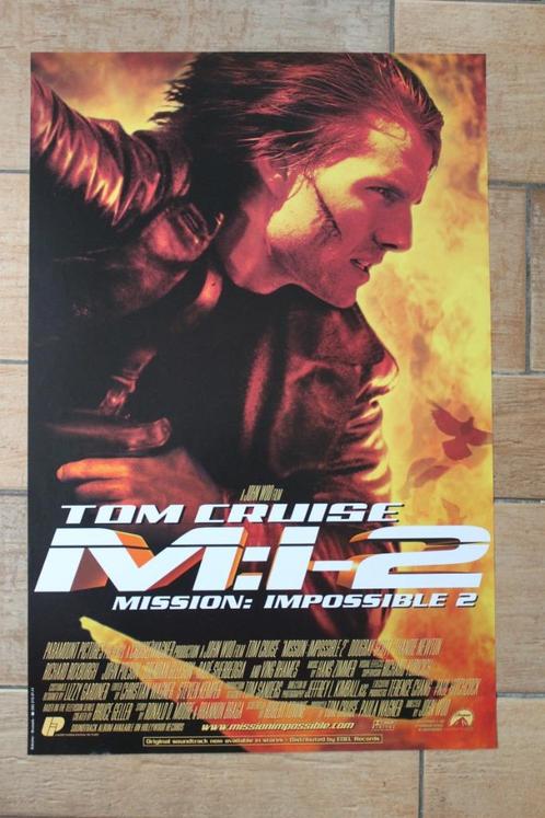 filmaffiche Mission Impossible 2 Tom Cruise filmposter, Verzamelen, Posters, Zo goed als nieuw, Film en Tv, A1 t/m A3, Rechthoekig Staand