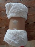 Plaid/deken 130x160cm gebroken wit, nieuw!, Ophalen of Verzenden, Nieuw