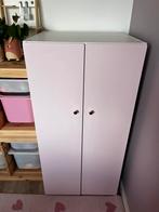 Roze kinderkast met gouden deurknoppen - Ikea, Kinderen en Baby's, Kinderkamer | Commodes en Kasten, Ophalen, 50 tot 70 cm, 105 cm of meer
