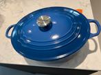 Nieuwe Le Creuset DO/braadpan 33 cm Marseille, Gietijzer, Nieuw, Ophalen of Verzenden, Keramische plaat