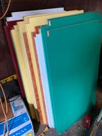 Planken 20 stuks diverse kleuren., Ophalen of Verzenden, Gebruikt, Hout, Minder dan 20 mm