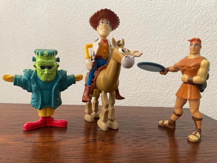 3 vintage Happy Meal-figuurtjes van McDonald’s, Verzamelen, Speelgoed, Gebruikt, Ophalen of Verzenden