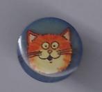 pin poezenkop, Verzamelen, Speldjes, Pins en Buttons, Ophalen of Verzenden, Nieuw, Dier of Natuur, Speldje of Pin