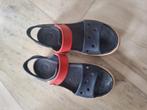 Crocs watersandalen blauw met rood maat J2 = 33/34, Ophalen, Crocs, Jongen of Meisje, Overige typen