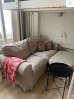 Mooi zgan 2 zit bank + hocker IKEA Ektorp kleur zand beige, Huis en Inrichting, Banken | Sofa's en Chaises Longues, Ophalen, Tweepersoons
