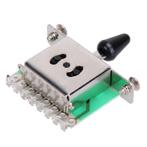 5 way closed stratocaster switch blade + knob tip, Moku Custom Guitars, Nieuw, 4613CB, Ophalen of Verzenden