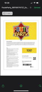 1 ticket foute party q music 2025 den bosch, Tickets en Kaartjes, Evenementen en Festivals, Twee personen