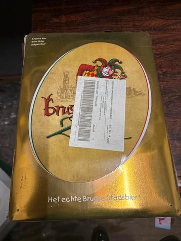 Brugse Zot Reclamebord bier bord beschikbaar voor biedingen